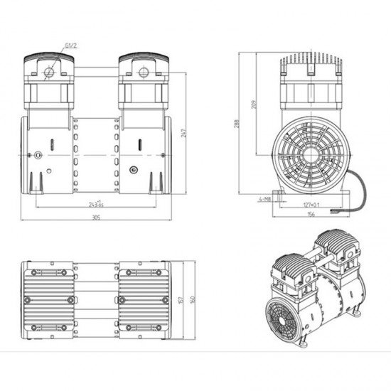 Diaphragm Pump KMP 16 Diaphragm Pump KMP 16