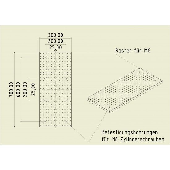 Thread grid plate GRP7030